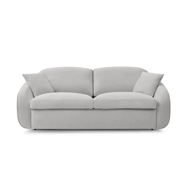 Canapea gri deschis extensibilă 235 cm Cezanne – Bobochic Paris