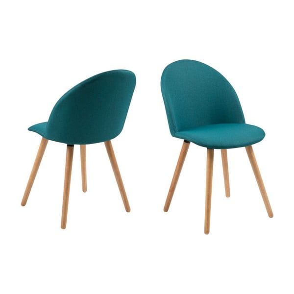 Set 2 scaune Actona Manley, albastru