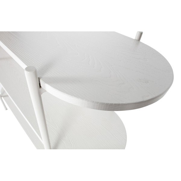 Bibliotecă gri deschis din lemn  de frasin 120x92 cm Tender – BePureHome-image-1