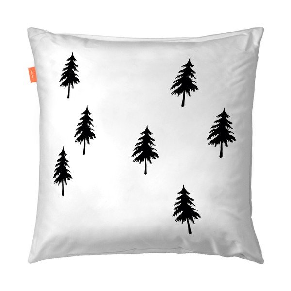 Set 2 fețe de pernă din bumbac Blanc Ampersand, 50 x 50 cm-image-2