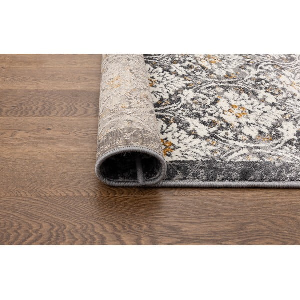 Covor tip traversă gri închis-fildeș 80x250 cm Soft Viskan – FD-image-3