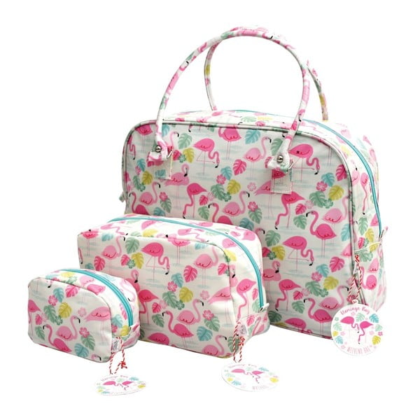 Geantă cosmetică Rex London Flamingo Bay-image-2