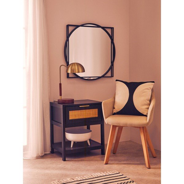 Noptieră neagră Sherman – Premier Housewares-image-1