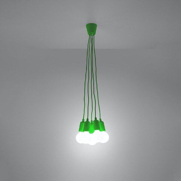 Lustră verde 25x25 cm Rene - Sollux-image-4