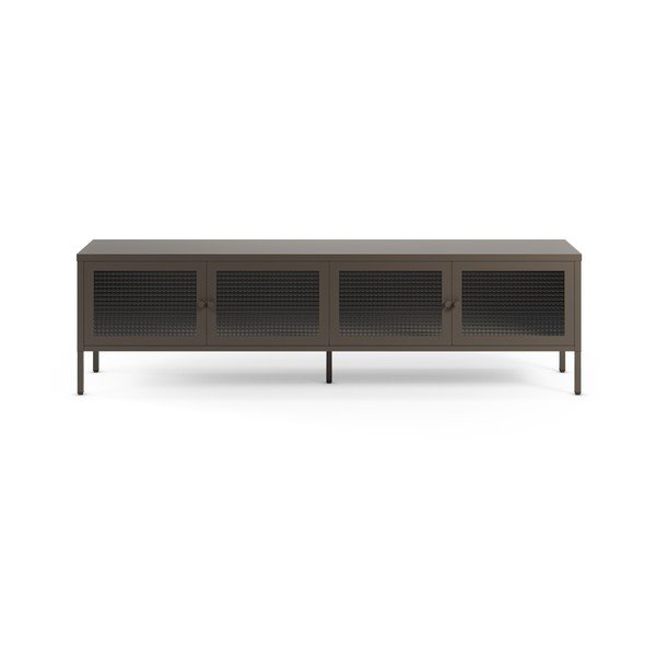 Comodă TV gri din metal 160x50x35 cm Layna – Marckeric