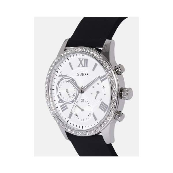 Ceas damă Guess W1135L5, curea din silicon, negru-image-2