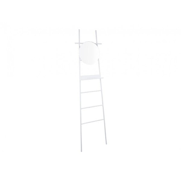 Scară decorativă cu oglindă Leitmotiv Glint, alb-image-2