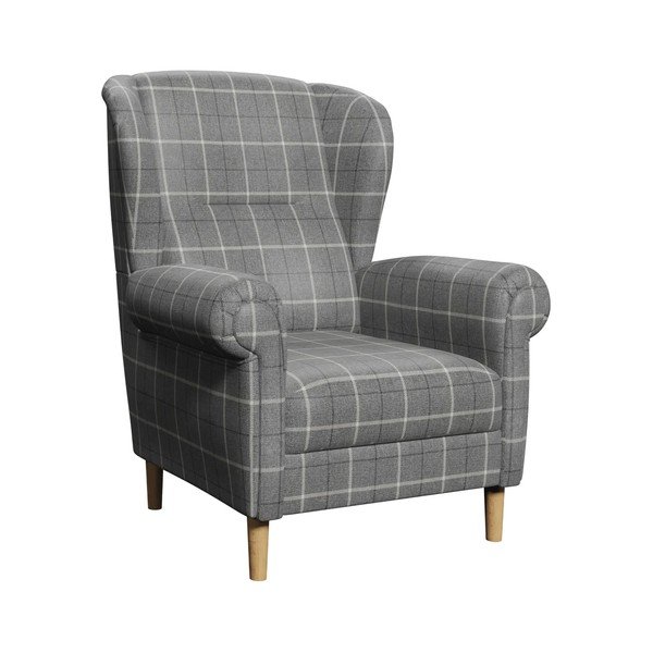 Fotoliu gri wing Swan – Ropez