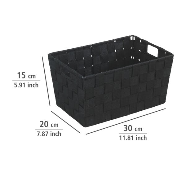 Coș Wenko Adria, 20 x 30 cm, negru-image-1