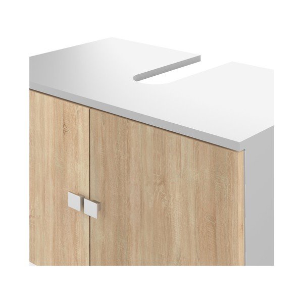 Dulap baie cu aspect de lemn de stejar TemaHome Combi-image-1