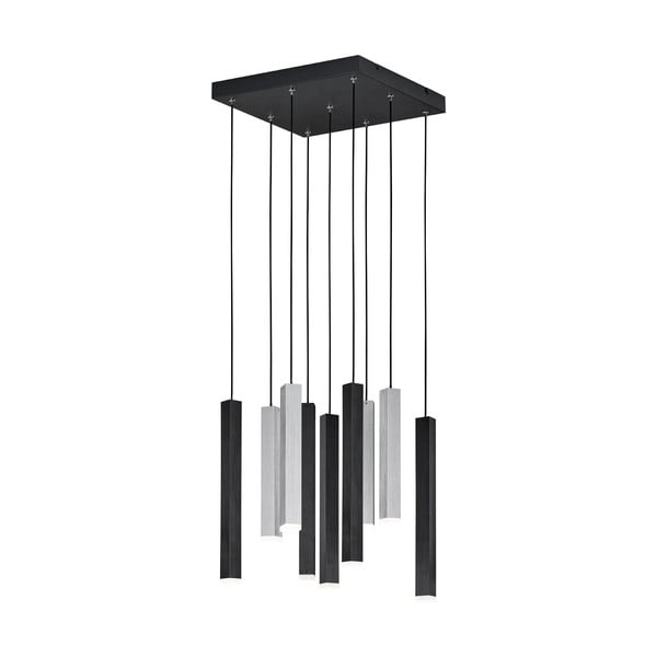 Lustră neagră LED cu abajur din metal Civeto – CINQUE