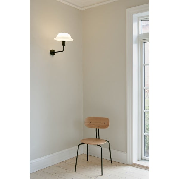 Aplică de perete neagră fără abajur din metal Santé – UMAGE-image-1