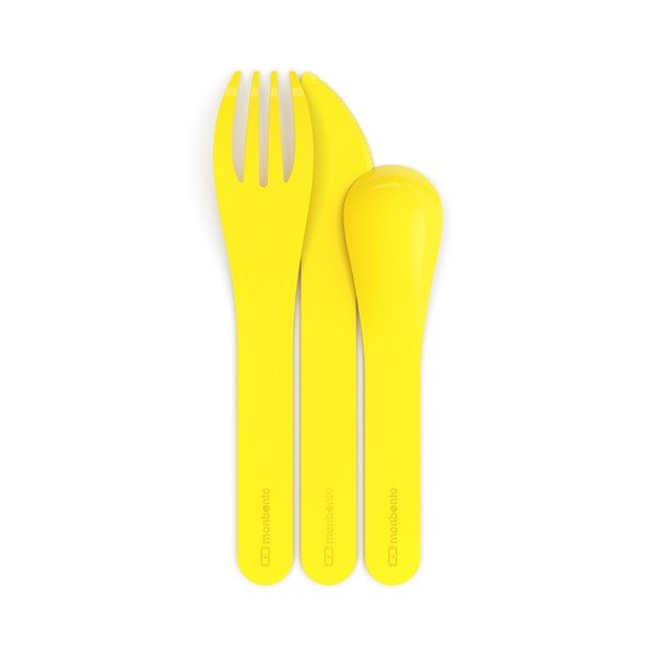 Tacâmuri din plastic galbene Monbento-image-2
