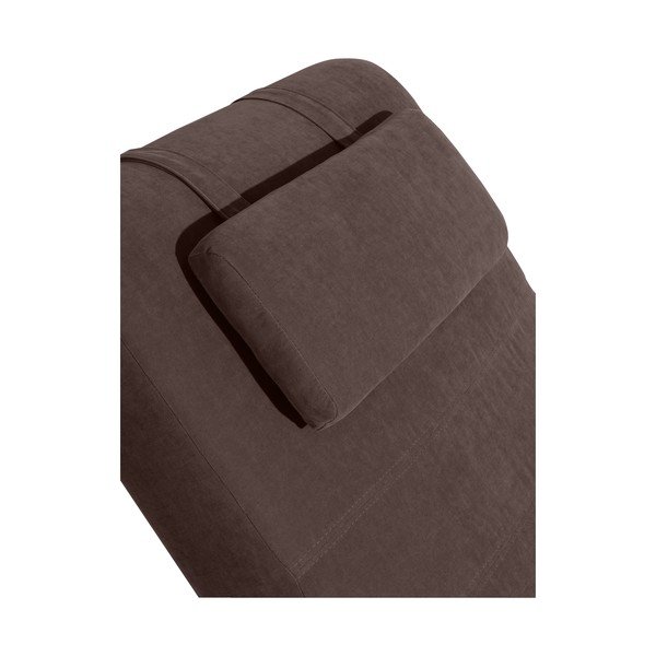 Șezlong Max Winzer Norris Velor, maro-image-4