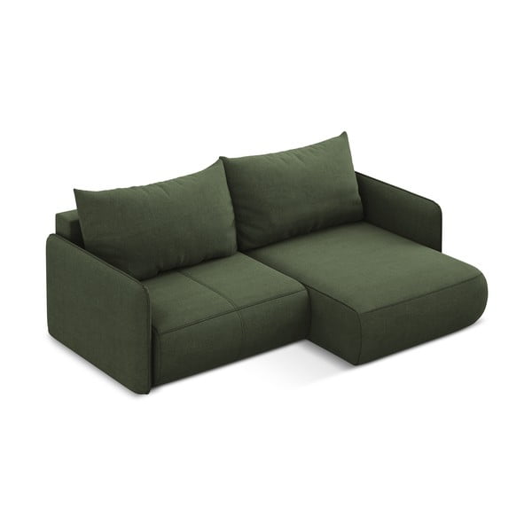 Colțar verde extensibil/cu spațiu de depozitare (cu colț pe partea dreaptă) Nanea – Makamii-image-4