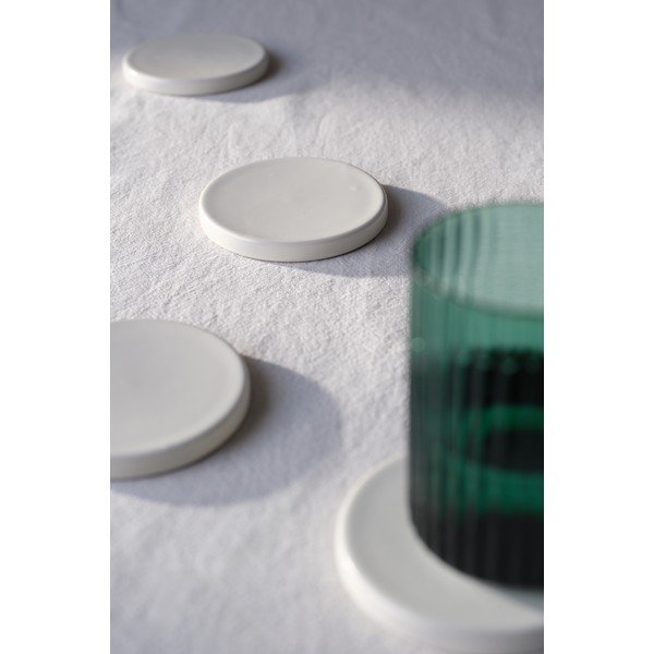 Coasters crem 4 buc. din gresie ceramică Wilma – Jotex-image-1