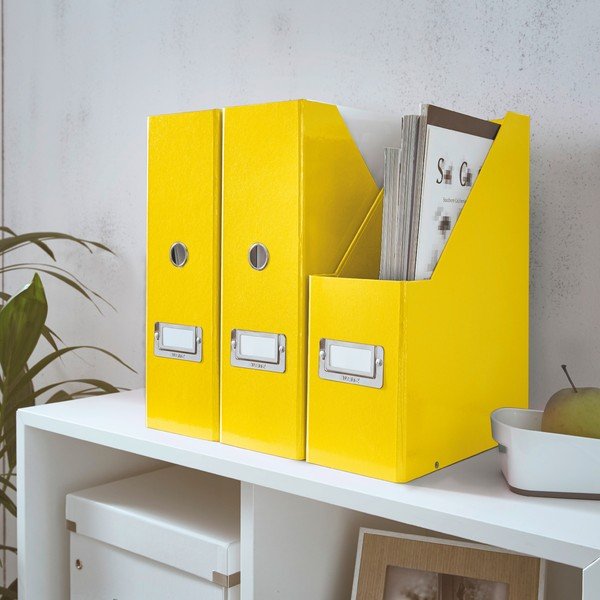 Organizator pentru documente din carton galben Click&Store - Leitz-image-1