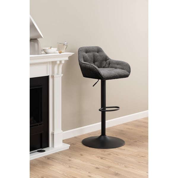 Scaune de bar gri-închis rotative 2 buc. 109 cm Brooke – Actona-image-1