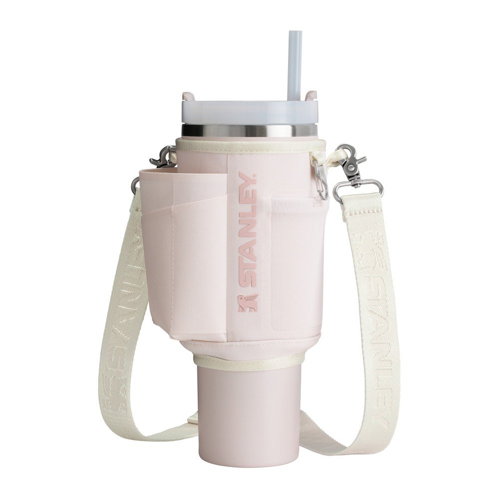 HusÄpentru termos All-Day Quencher Carry-All Rose Quartz âu0080Stanley