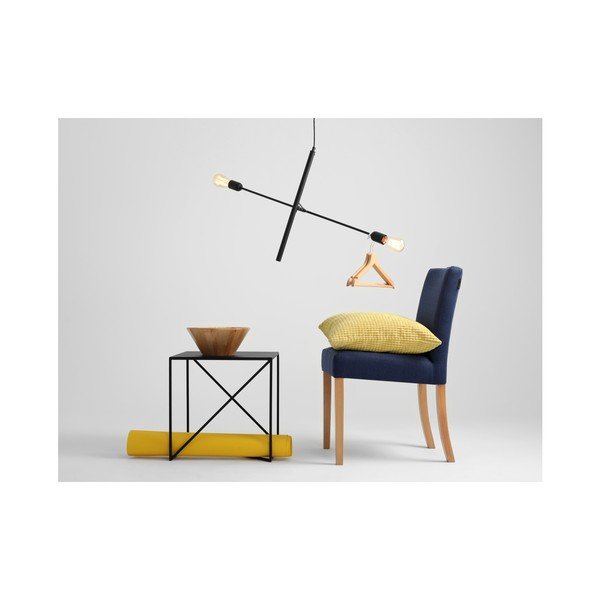 Lustră cu 2 becuri Custom Form Twigo, negru-image-1