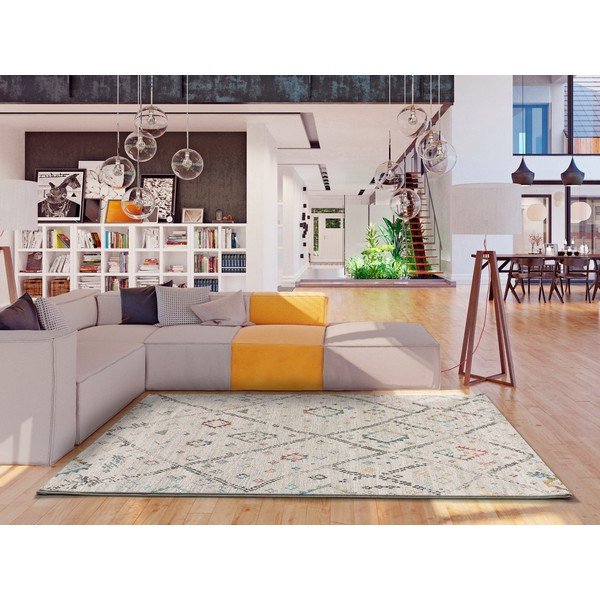 Covor bej 200x140 cm Balaki Bereber - Universal-image-1