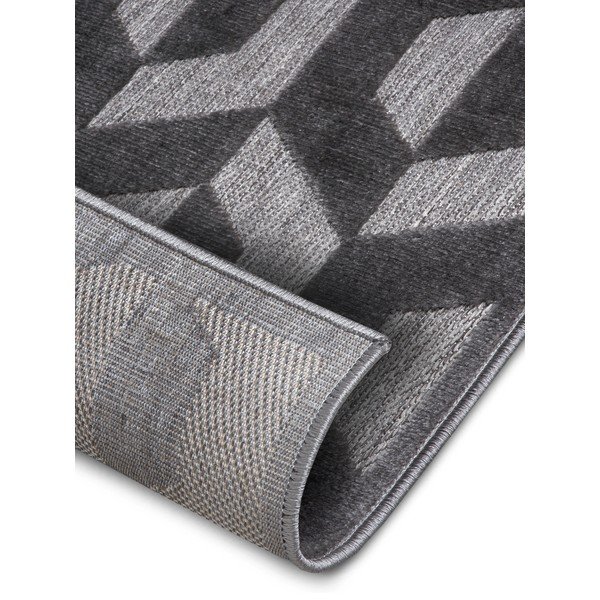 Covor gri antracit 133x190 cm Iconic Hexa – Hanse Home-image-4