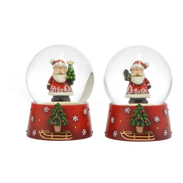 Set 2 globuri decorative pentru Crăciun Ewax Little Santas