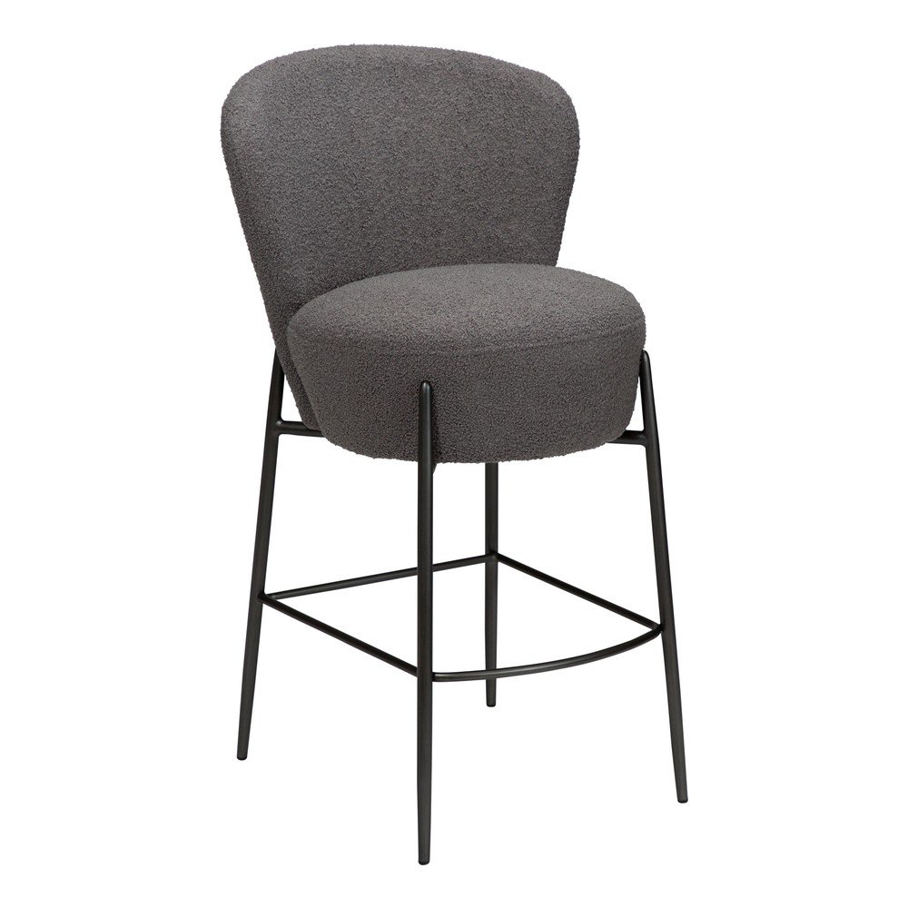 Scaun de bar gri (înălțime șezut 68 cm) Orbit – DAN-FORM Denmark