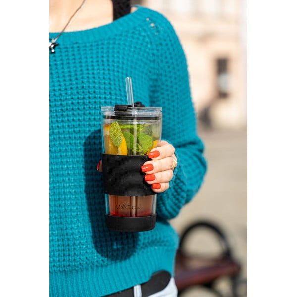 Cană termos neagră 600 ml Fuori – Vialli Design-image-3