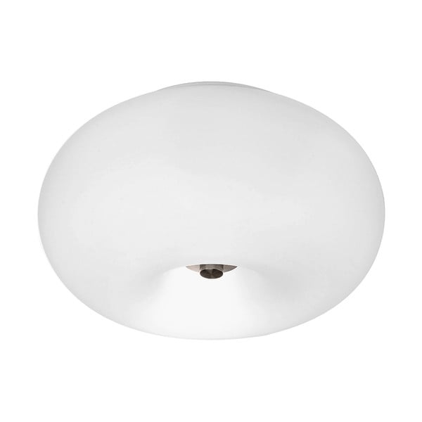 Plafonieră albă cu abajur din sticlă OPTICA – EGLO