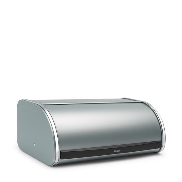 Cutie pentru pâine Brabantia Roll Top, albastru metalic-image-1