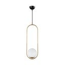 Lustră Squid Lighting Arch, înălțime 146 cm, auriu