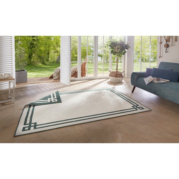 Covor adecvat pentru exterior NORTHRUGS Manito, 120 x 170 cm, verde-crem-image-2