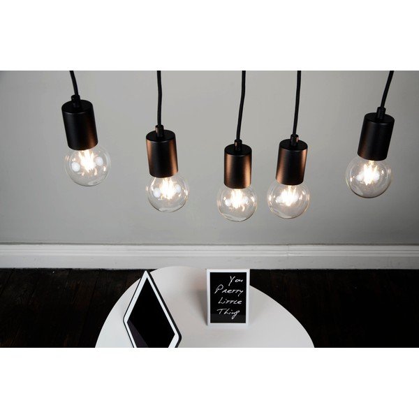 Corp de iluminat cu 5 cabluri Sotto Luce Cero Basic, negru-image-4