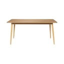 Masă de dining cu aspect de lemn de stejar 80x160 cm Fabio – White Label