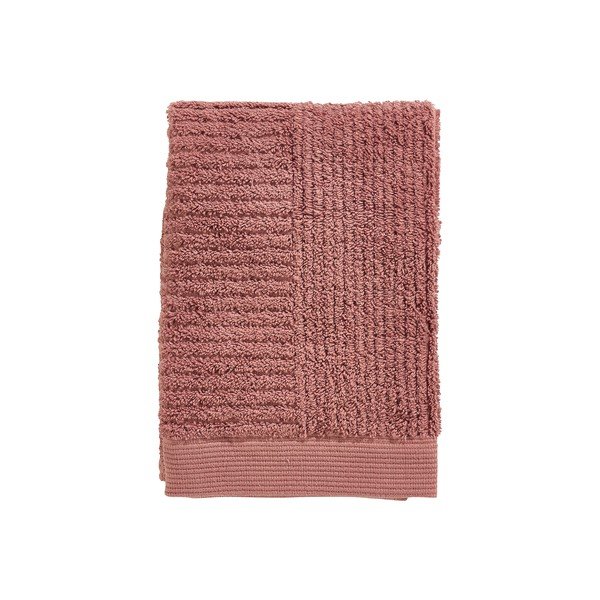 Prosop teracotă din bumbac din frotir 50x70 cm Classic – Zone