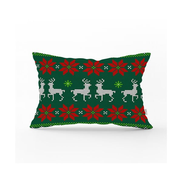 Față de pernă cu model de Crăciun Minimalist Cushion Covers Joy, 35 x 55 cm