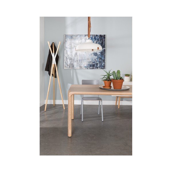 Masă de dining cu aspect de lemn de frasin 90x180 cm Storm – Zuiver-image-3