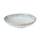 Farfurie pentru paste din gresie ceramică Costa Nova Brisa, ⌀ 23 cm, alb-albastru