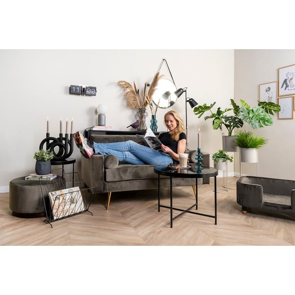 Vază din sticlă PT LIVING Morgana, înălțime 35 cm, maro-image-1