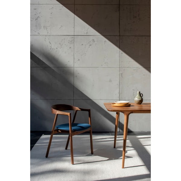 Scaun de dining albastru/maro Muna – Gazzda-image-2