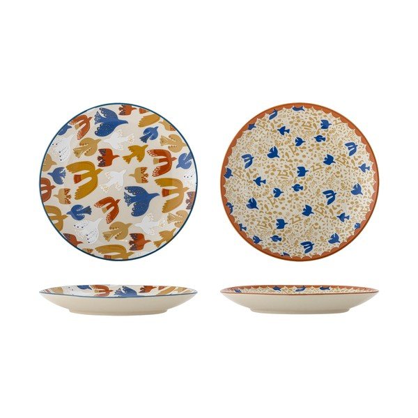 Farfurii 2 buc. pentru desert  din gresie ø 20 cm Anniversary – Bloomingville