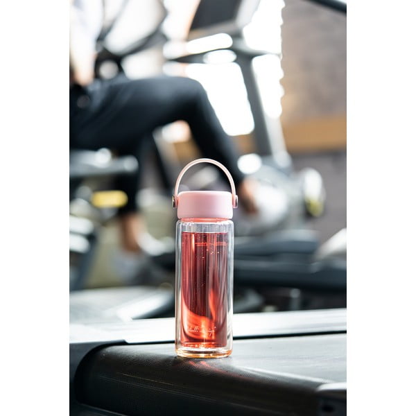 Sticlă roz din sticlă 350 ml Fuori – Vialli Design-image-2