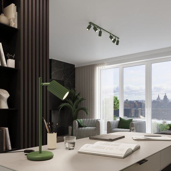 Veioză verde (înălțime 43 cm) Gleam – Sollux-image-1