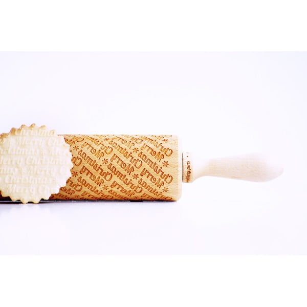 Sucitor din lemn cu detalii de Crăciun în relief Valek Merry Christmass-image-2