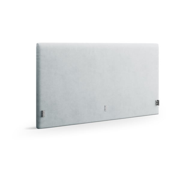 Tăblie de pat gri deschis tapițată 210,5x100 cm Remo – Micadoni 