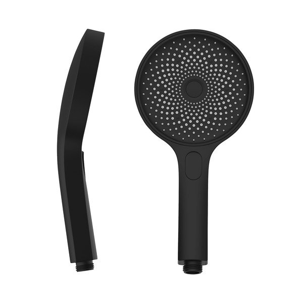 Pară de duș Wenko Matte, ø 13 cm, negru-image-3