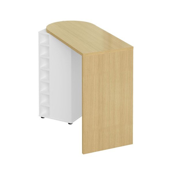 Masă de bar cu blat cu aspect de lemn de stejar 110x50 cm Roll TemaHome-image-3