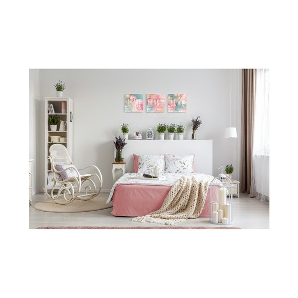 Tablou Styler Canvas Dreams Laugh, 32 x 32 cm-image-1