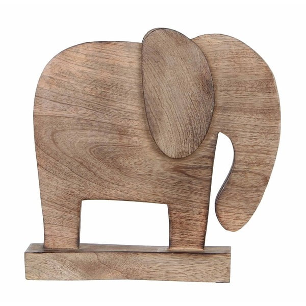 Decorațiune din lemn în formă de elefant Mica Sculpture